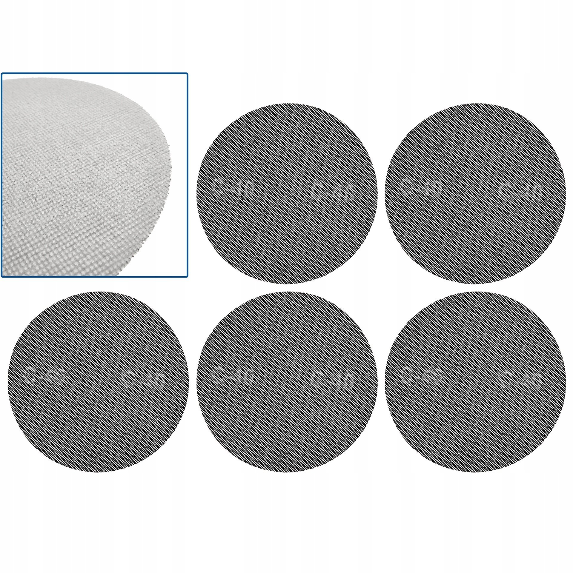 Geko Siatka ścierna na rzep 225mm P40 (5/250)