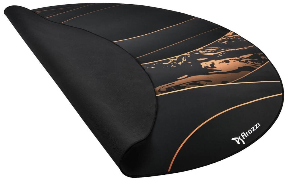 Arozzi Zona Round Floor Pad | Black/Gold