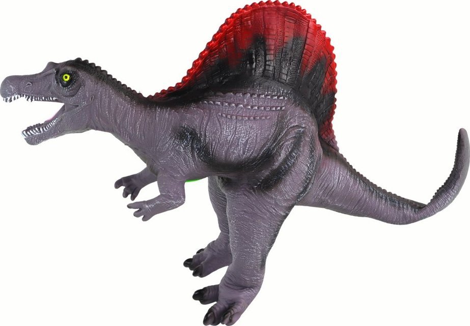 Figurka LeanToys Duża Figurka Dinozaur Spinozaur Dźwięk 36 cm Szary LEAN Toys