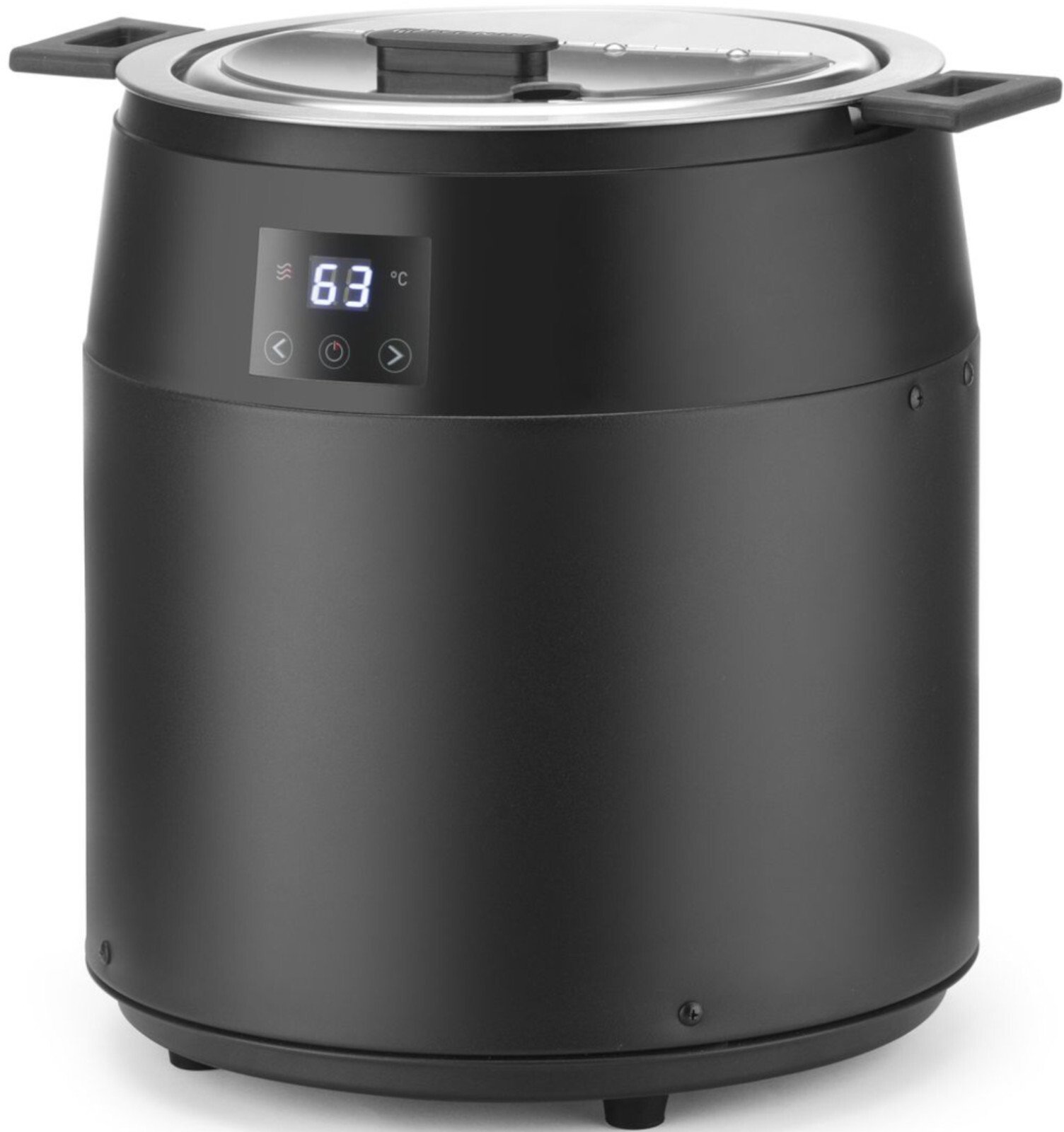 Kociołek termos do zupy elektryczny WATERLESS 10 l 450 W - czarny Kociołek termos do zupy elektryczny WATERLESS 10 l 450 W - czarny