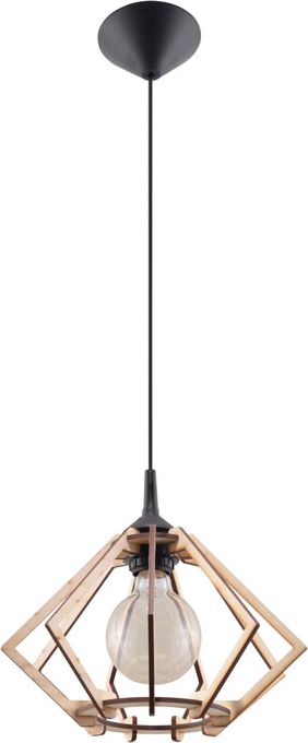 Lampa wisząca Lumes Drewniana lampa wisząca w stylu boho - EX519-Pompella