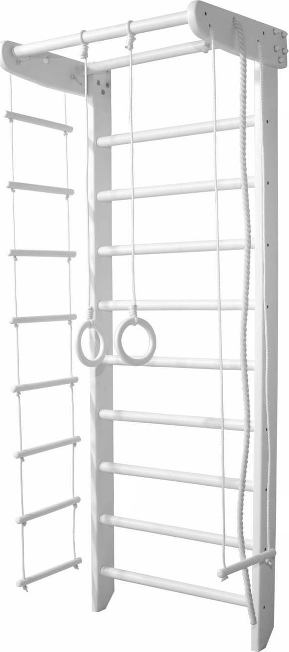 Małpiszon Drabinka gimnastyczna przyścienna biała Numi Irelio
