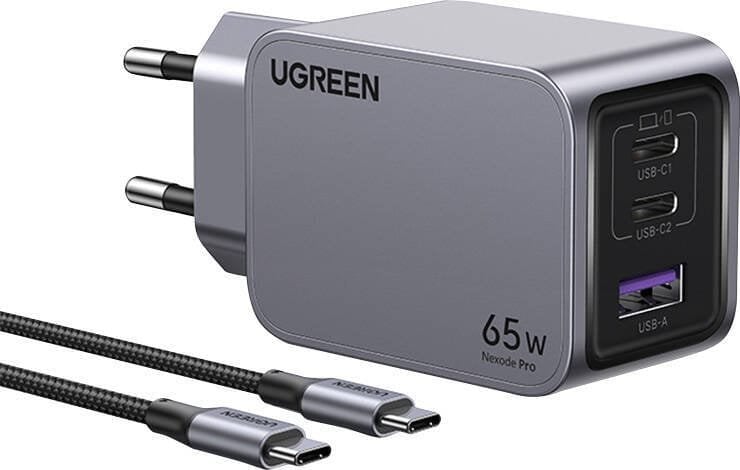 Ładowarka Ugreen Nexode Pro 1x USB-A 2x USB-C (UGR1833)