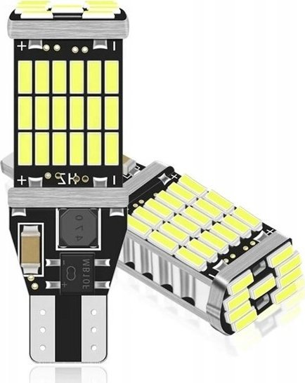 SKLEPLEDY ŻARÓWKA LED W16W T15 CANBUS WSTECZNY 45 LED SMD