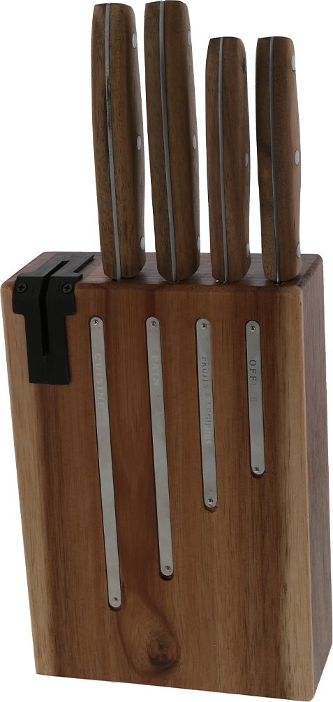 Laguiole Tradition Jean Dubost Laguiole Knife Block 4 pcs.