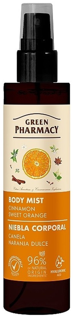 Green Pharmacy Mgiełka do ciała Cynamon i Słodka Pomarańcza 150ml