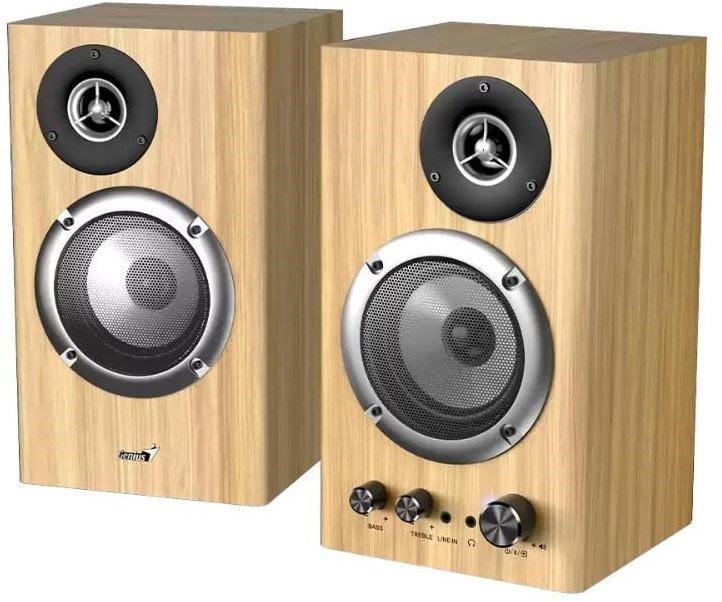 Głośniki komputerowe Genius Reproduktor SP-HF1812BT, BT, 3.5mm jack, 50W, jasne drewno