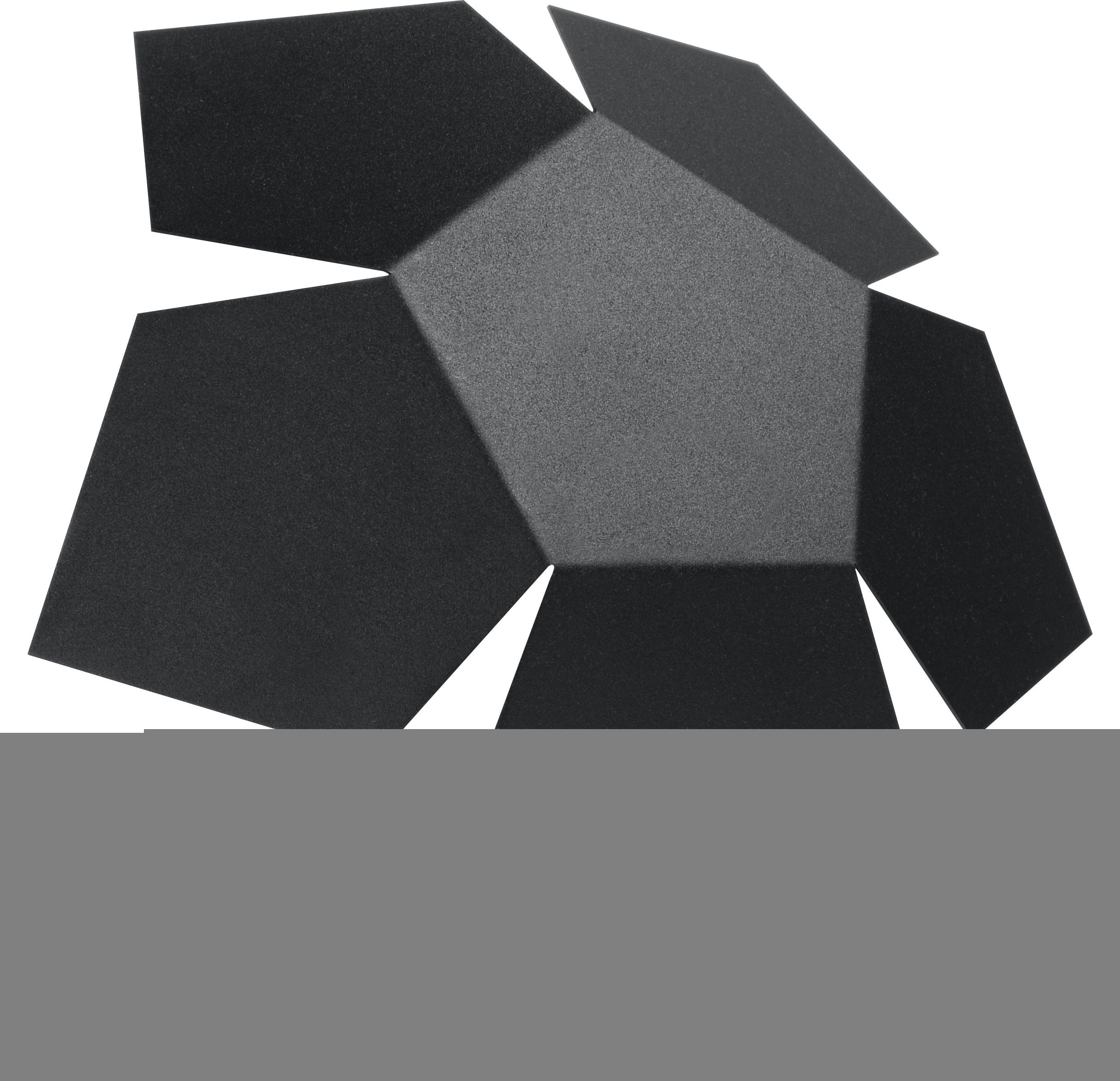 Kinkiet Sollux Kinkiet ścienny czarny Sollux PENTA SL.0423