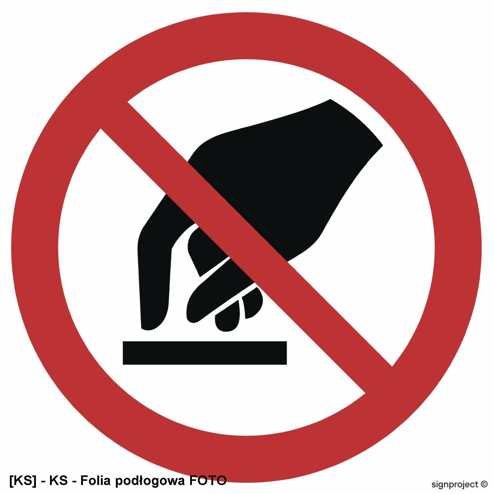 GA010 - Nie dotykać 250x250