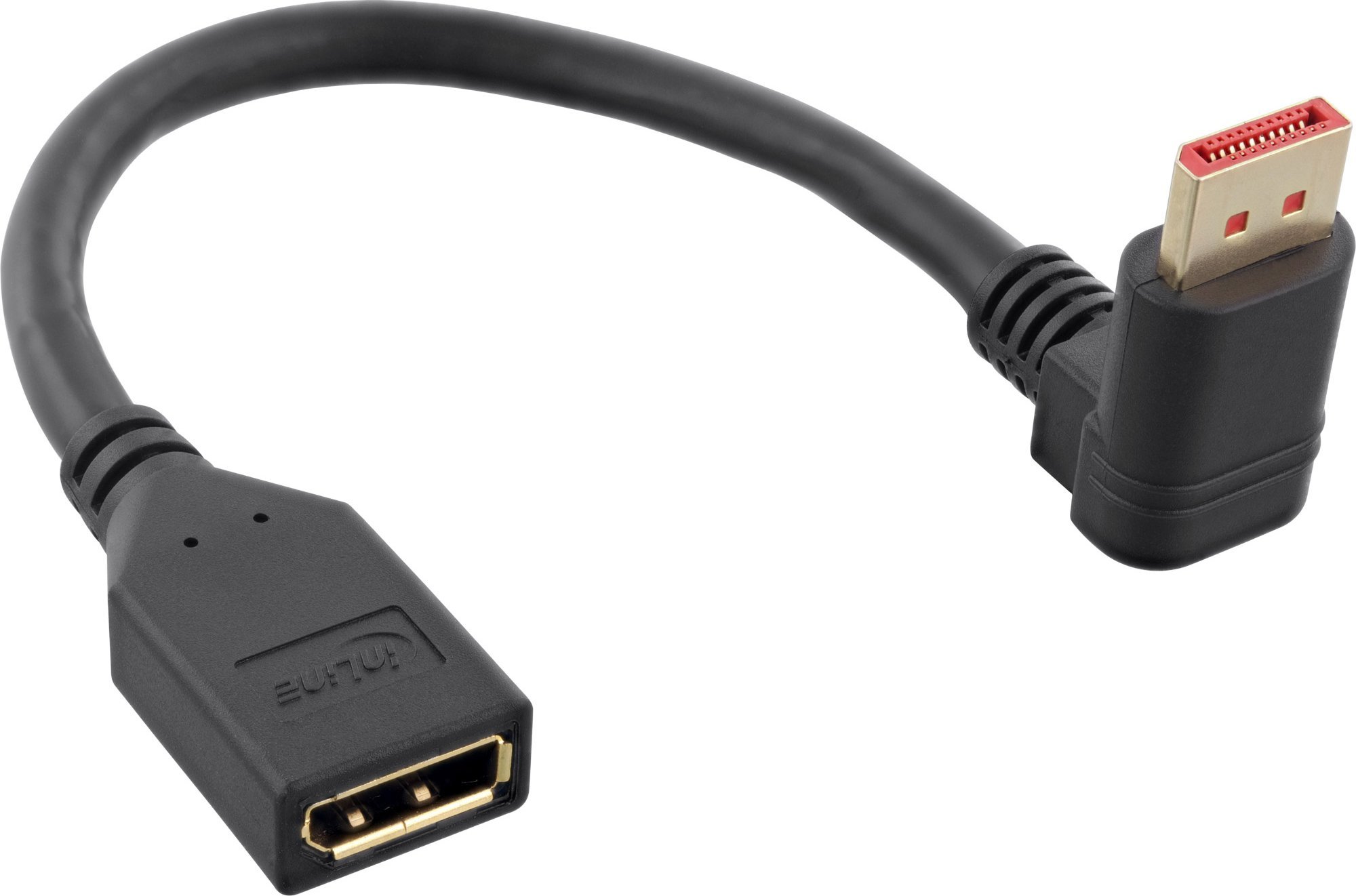 Kabel InLine DisplayPort - DisplayPort 0.15m czarny (17159U)