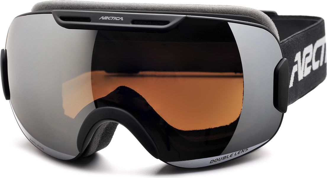 Arctica Gogle narciarskie G-102 czarne r. uniwersalny