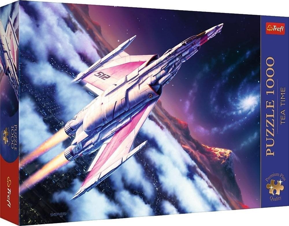 Trefl Puzzle Premium Plus Quality Tea Time: Lot w kosmos 1000 elementów
