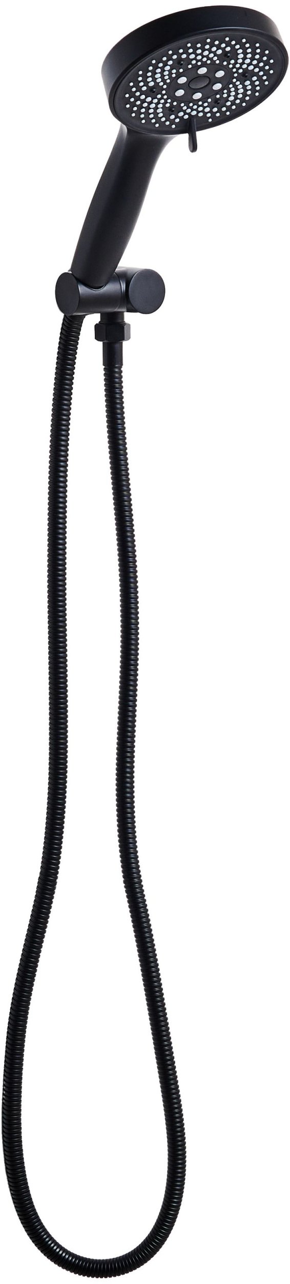 Słuchawka prysznicowa z wężem ICHMA 5 funkcji Czarny