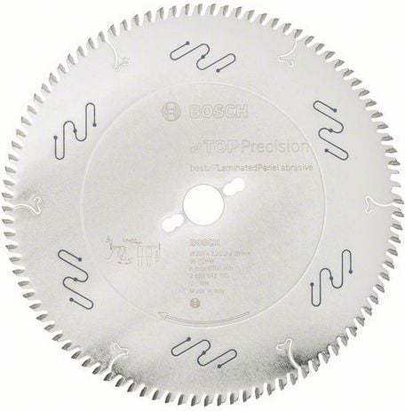 Bosch Tarcza pilarska Top Precision Best for Laminated Panel Abrasive 300mm 96 zębów (2608642110)