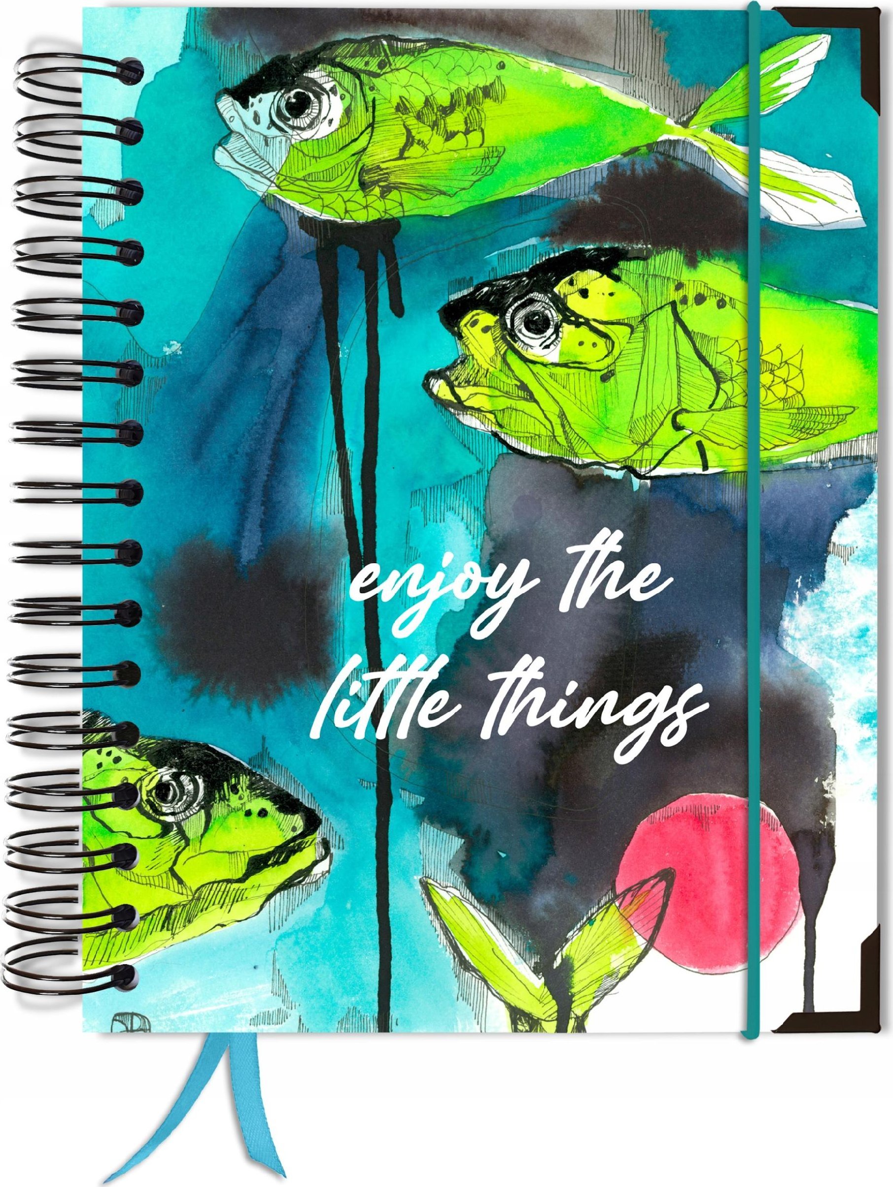 TadaPlanner Bujo Bullet journal 180 stron zeszyt A5+ w kropki pamiętnik