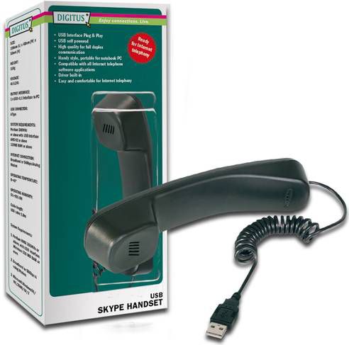 Digitus Słuchawka Skype USB (DA-70772)
