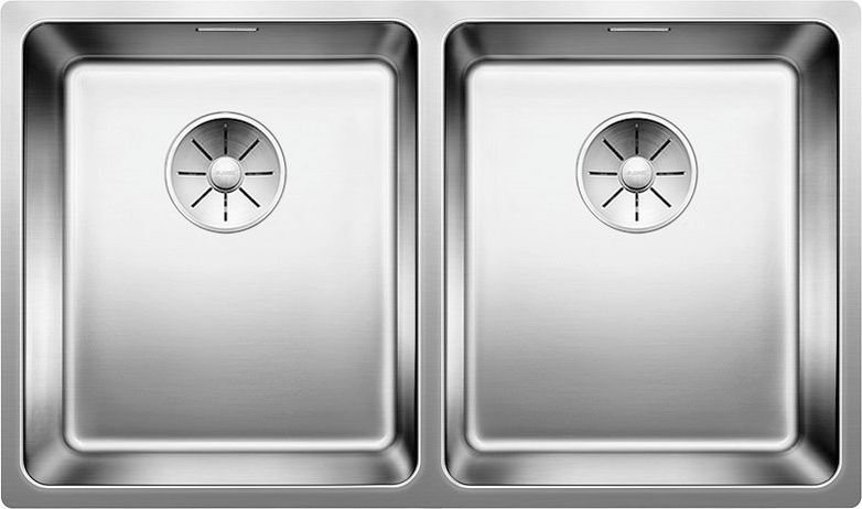 Zlewozmywak Blanco Andano 340/340-U stal polerowana z korkiem InFino (522983)