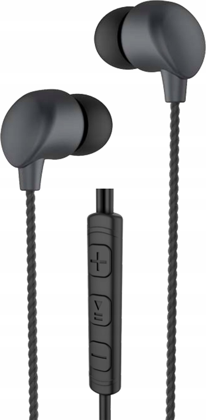 Słuchawki Audeeo Słuchawki Audeeo Metallic Wired Earphones 2 (czarne)
