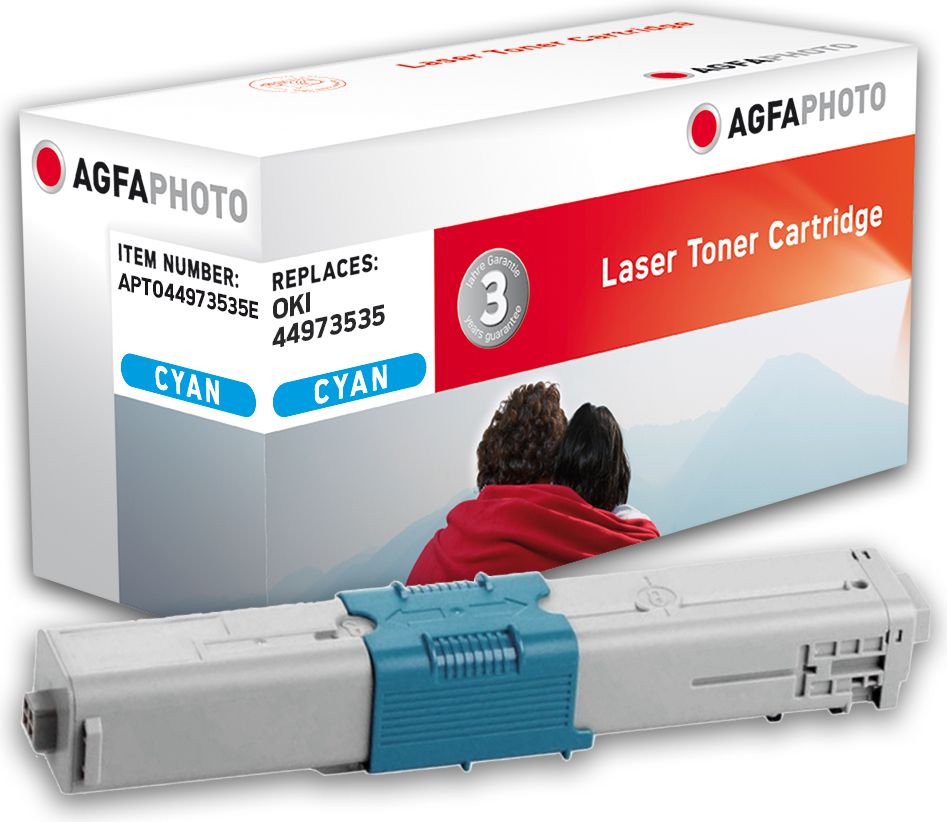 Toner AgfaPhoto APTO44973535E Cyan Zamiennik 44973535 (APTO44973535E)
