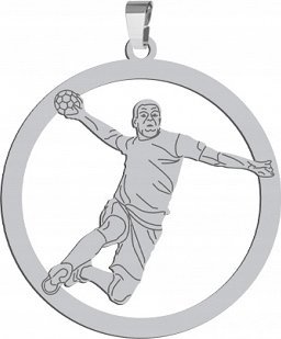 Radziszewska Jewellery Srebrna Zawieszka Piłka ręczna GRAWER DEDYKACJA