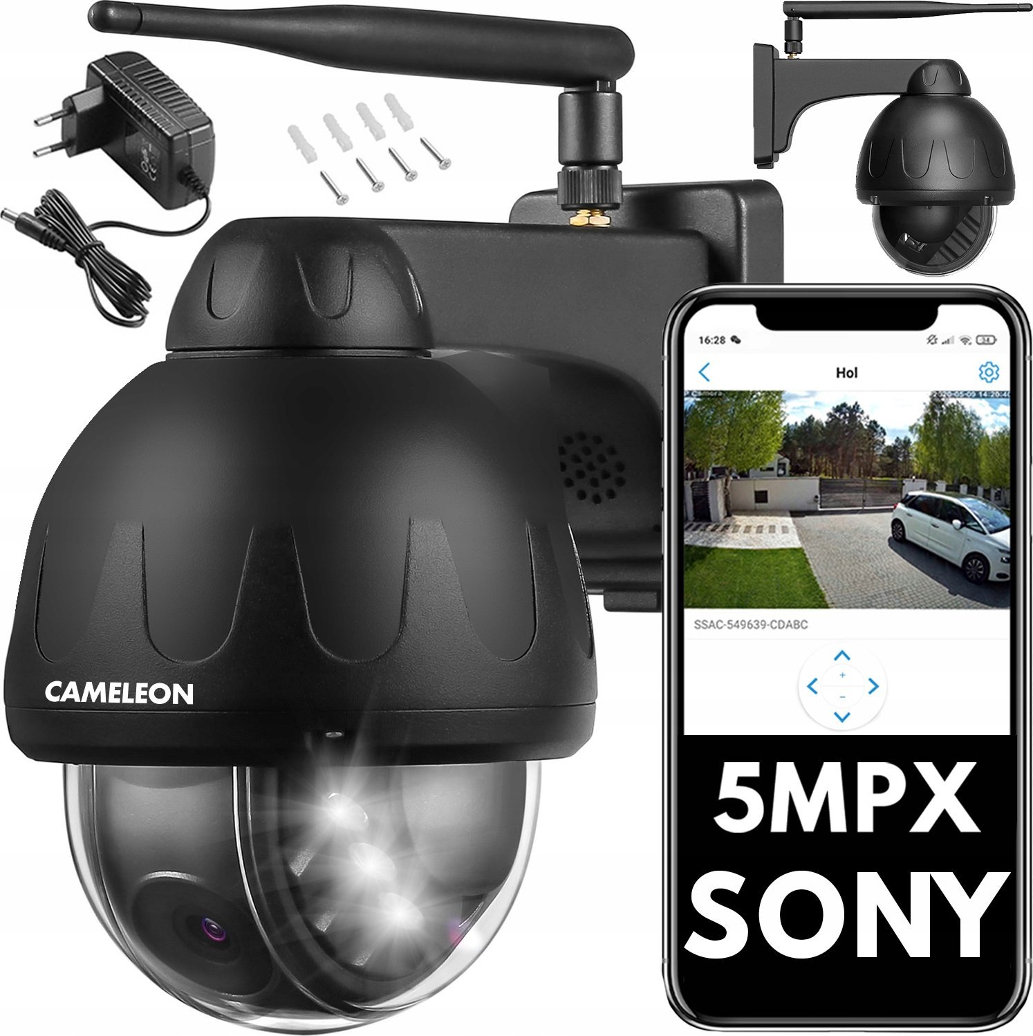 KAMERA MONITORUJĄCA 5MPX SD19W CZARNA