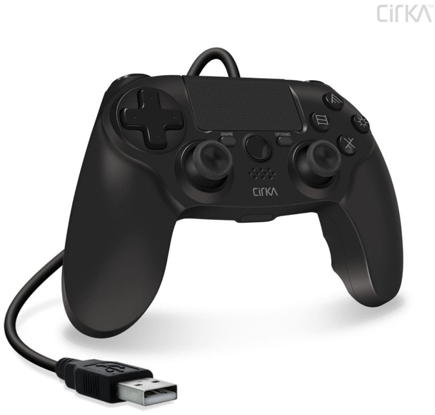 Cirka NuForce Wired Game Controller for PS4/PC/Mac (Black)