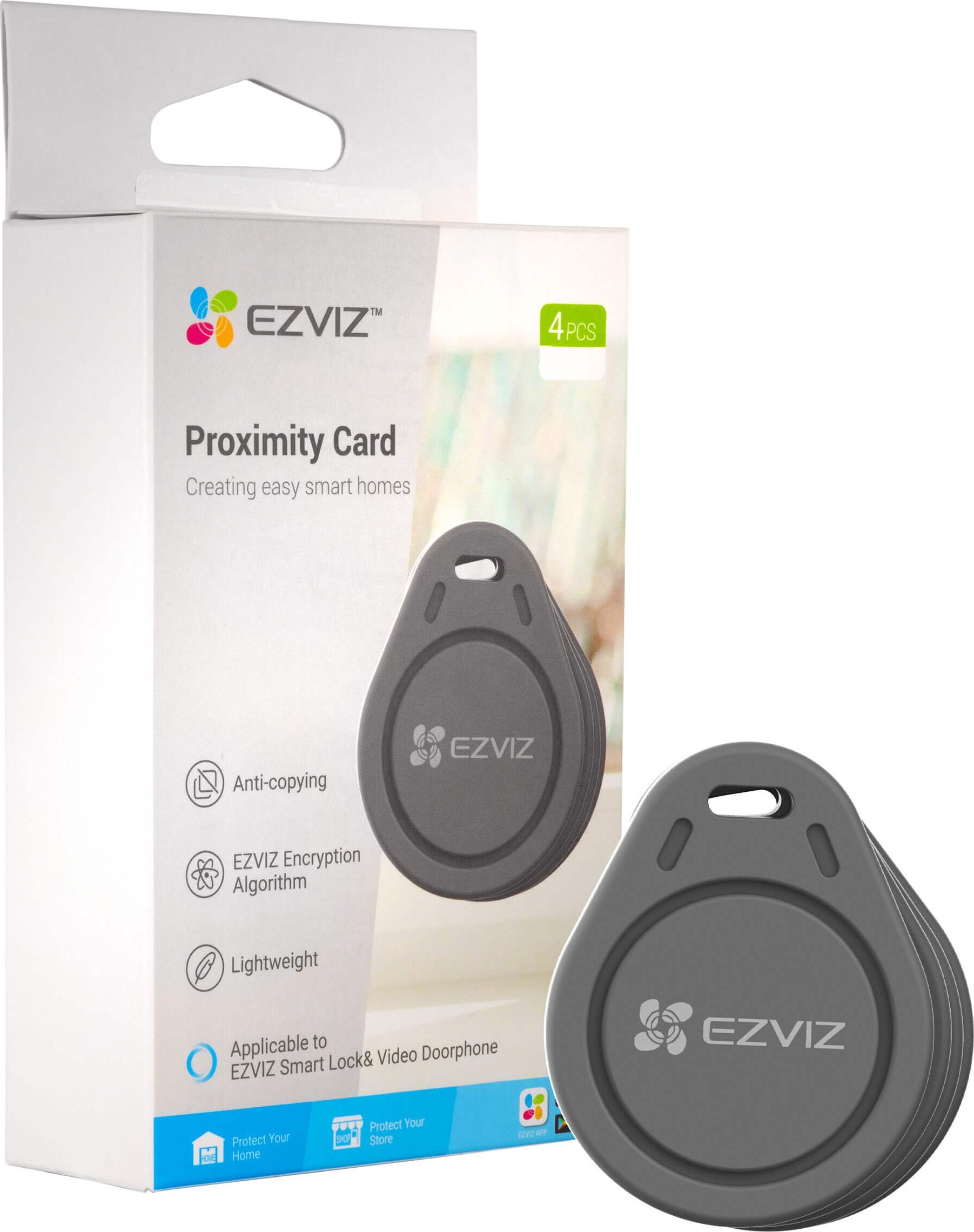 Ezviz Breloki zbliżeniowe EZVIZ CS-CPU 4szt.