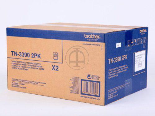 Toner Brother Black (TN3390TWIN)