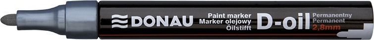 Donau Marker olejowy DONAU D-Oil, okrągły, 2,8mm, srebrny