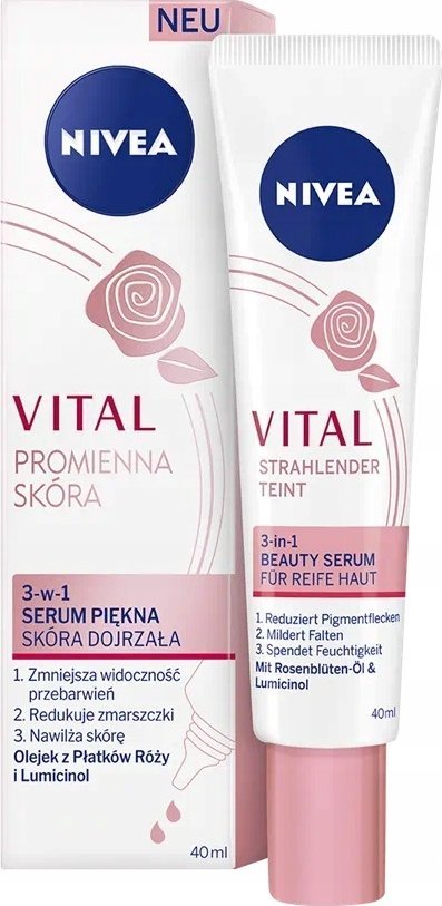 Nivea Vital Promienna Skóra 3w1 Serum do twarzy 40ml