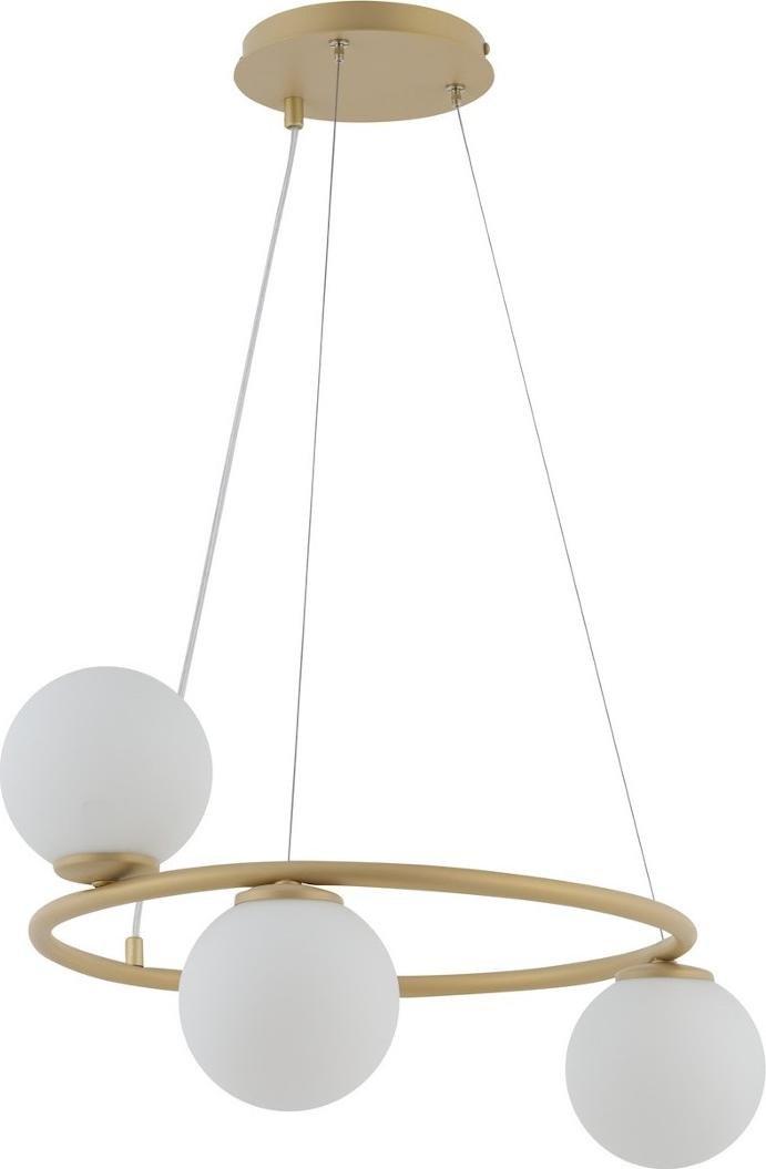 Lampa wisząca Sigma Loftowy żyrandol GAMA KOŁO Sigma pokojowy balls złoty