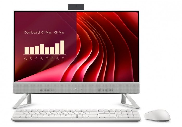 Komputer Dell 24 All-in-One EC24250 Win11Pro 7-150U/16GB/1TB/23.8 FHD Touch/Intel Graphics/Cam/WLAN + BT/Backlit Kb/3Y ProSupport