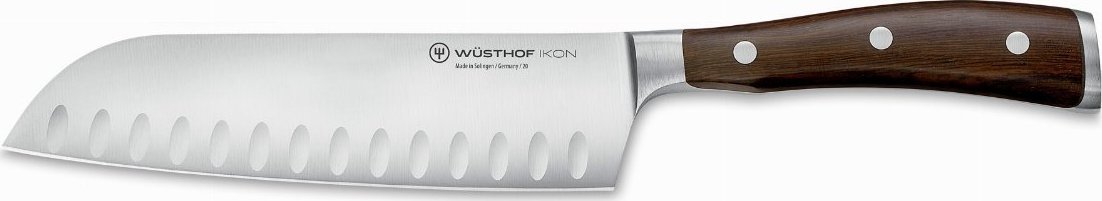 Wsthof Ikon Nóż Santoku 17cm Grenadill Non-Stick