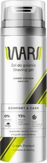 Wars WARS EXPERT FOR MEN Żel do golenia GREEN PROTECT Kompleks roślinny&Witamina E 200ml