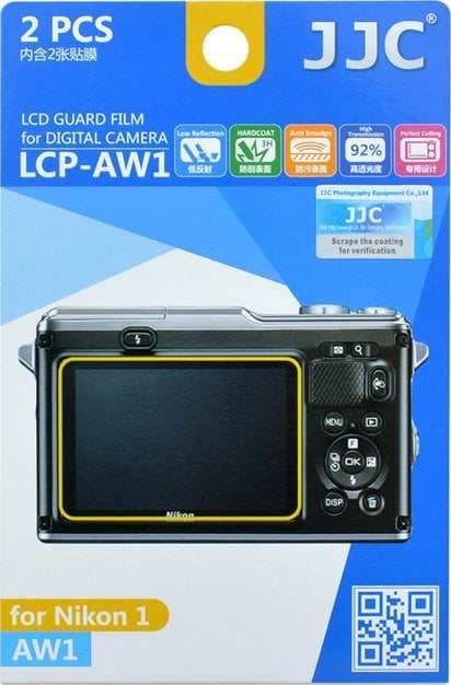 JJC Osłona LCD JJC Nikon 1 AW1 poliwęglanowa