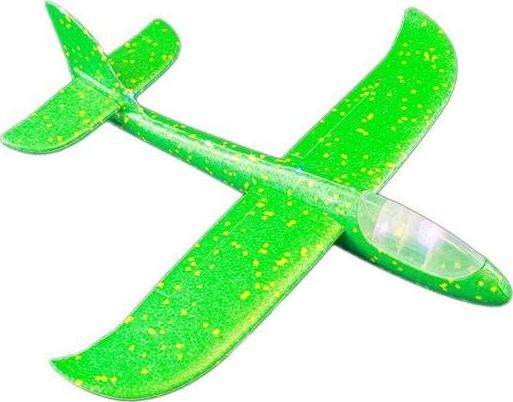 KidsToys AG667A SZYBOWIEC STYROPIANOWY RZUTKA LED MIX KOLOR uniwersalny