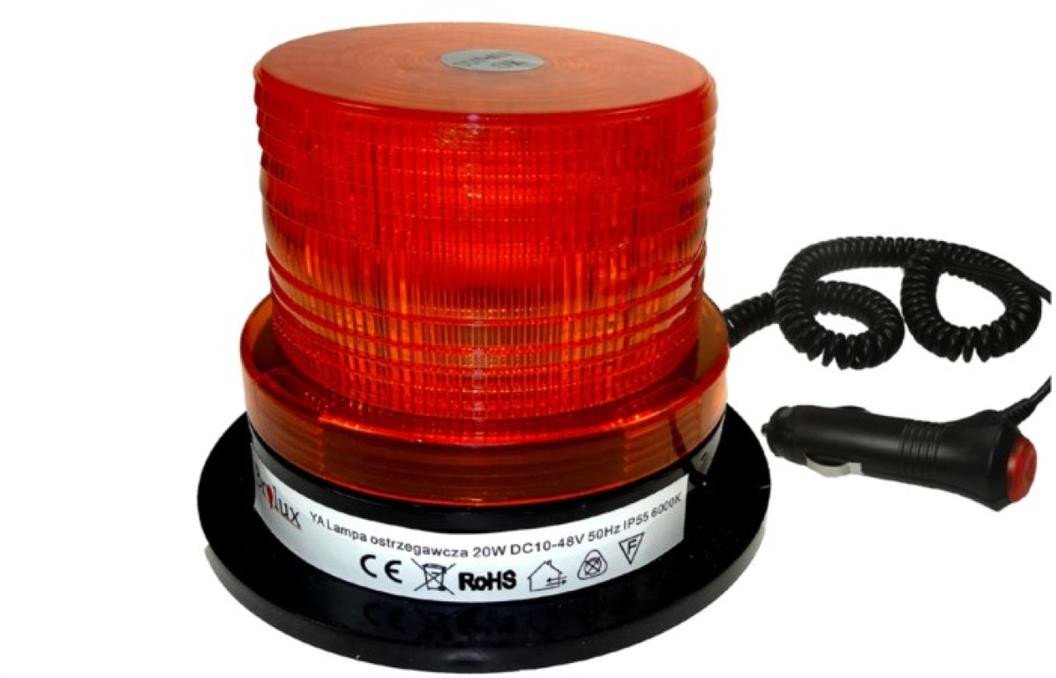 Lampa ostrzegawcza pomarańczowa 20W 10-48V 40LED