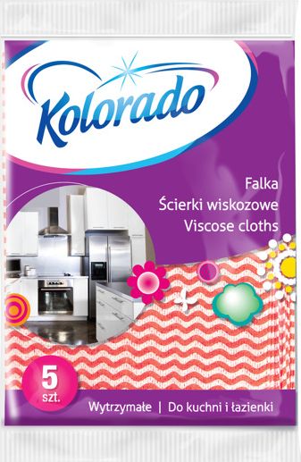 Kolorado Ścierki wiskozowe Falka 5 sztuk uniwersalne (XS034)