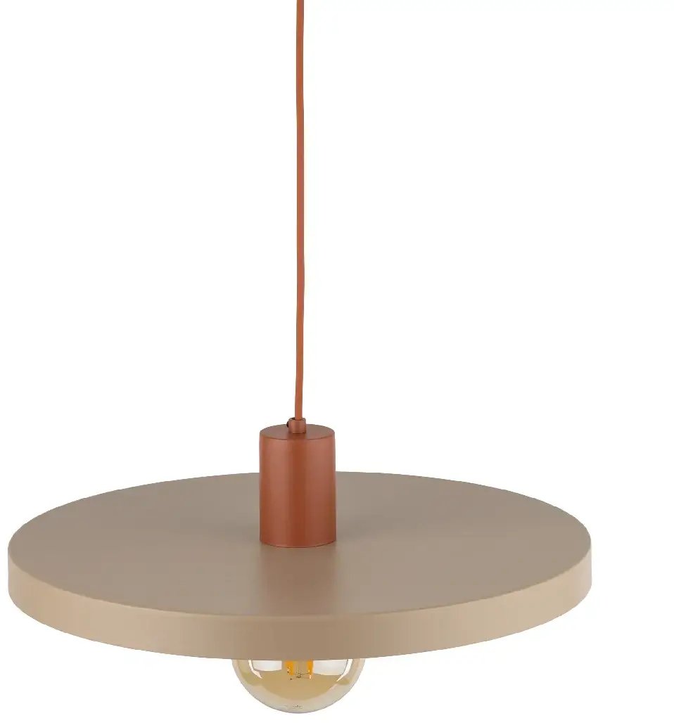 Industrialna lampa wisząca Sila 10955 żarówka na kablu ceglany