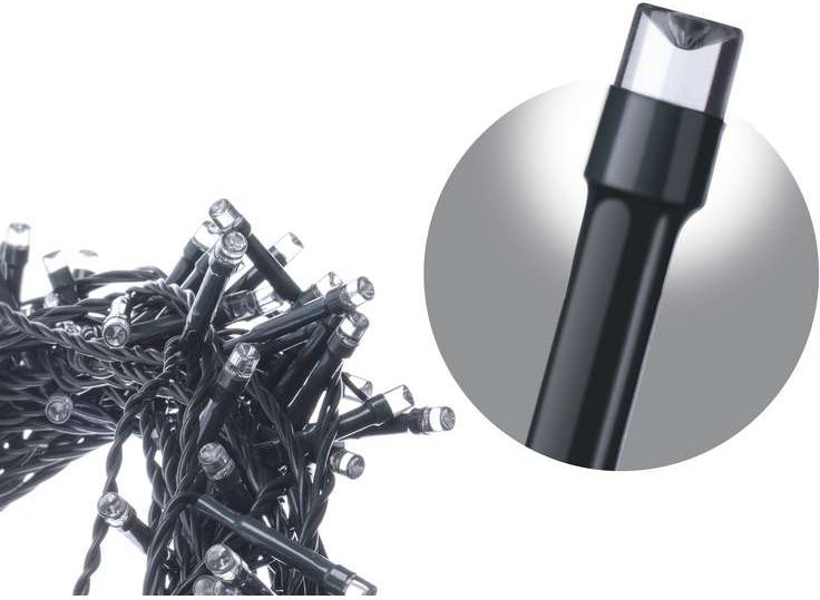 Lampki choinkowe Emos 200 LED białe zimne