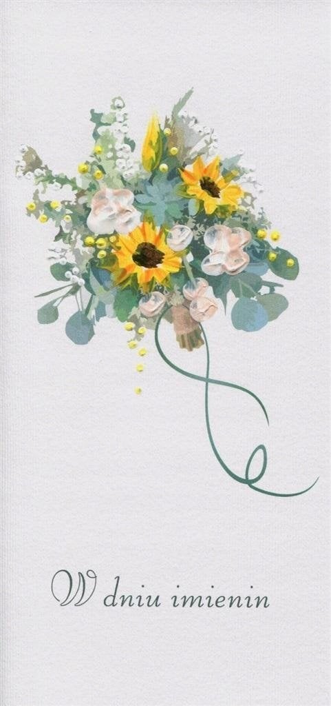 Teka Karnet Imieniny I 13 - Bukiet słoneczniki