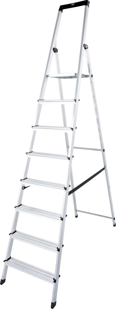 Krause Solidy Drabina wolnostojąca jednostronna aluminiowa 8 stopniowa