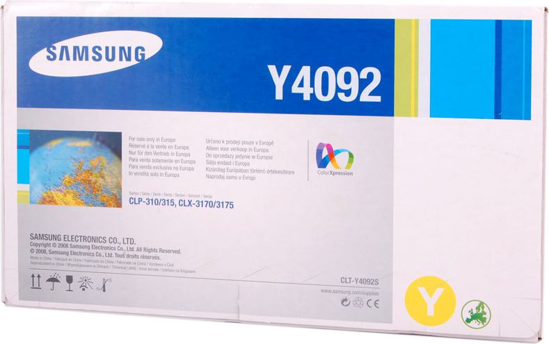 Toner Samsung CLT-Y4092S Yellow Oryginał (CLTY4092S)