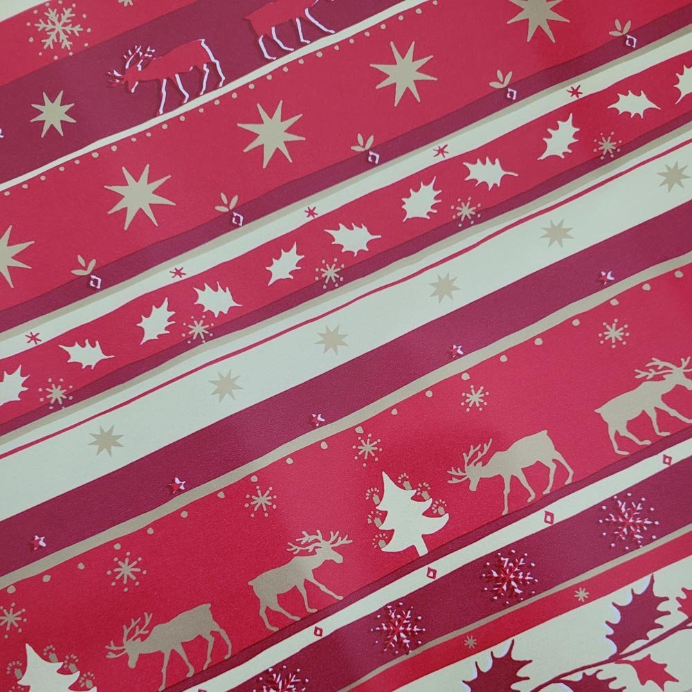 Fastima Papier świąteczny do pakowania kolorowy 70cmx2m 194m70