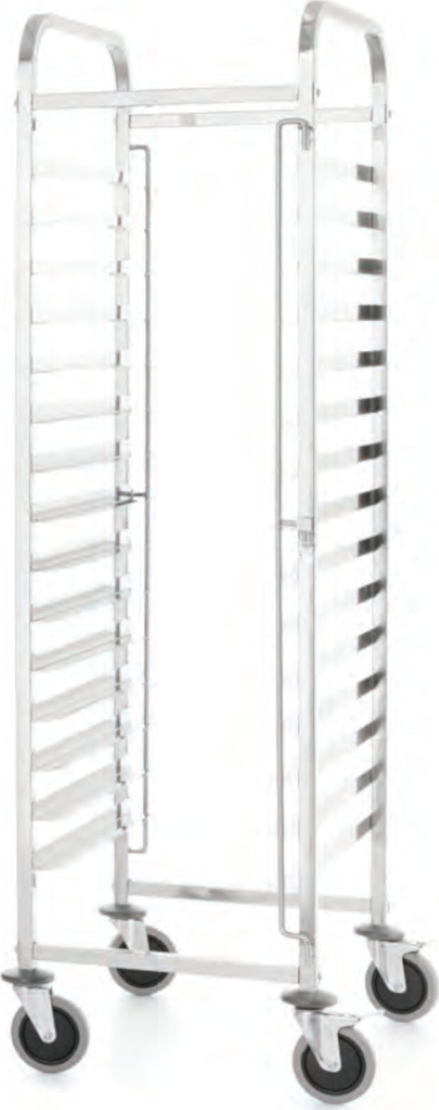 Hendi Wózek transportowy do przewozu blach gastronomicznych 15x 600x400 mm Kitchen Line - Hendi 813287 Wózek transportowy do przewozu blach gastronomi