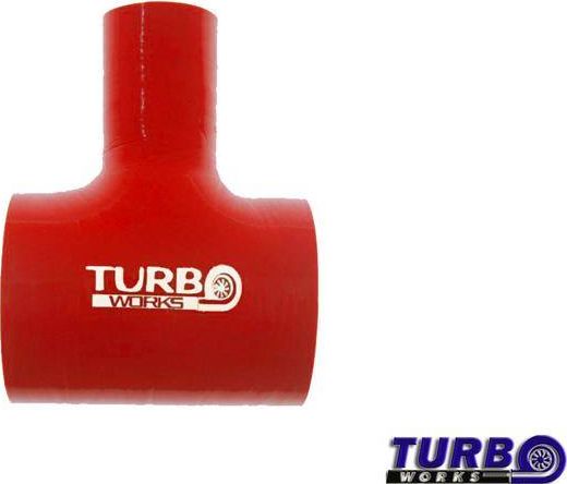 TurboWorks Łącznik T-Piece TurboWorks Red 76-25mm