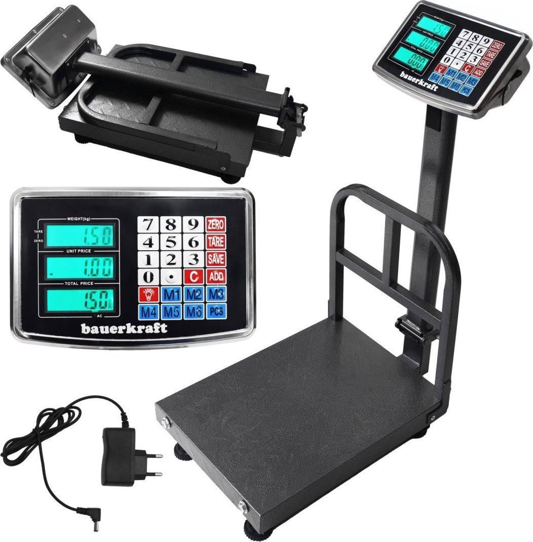 Waga elektroniczna 200 kg magazynowa sklepowa platformowa towarowa przemysłowa LCD