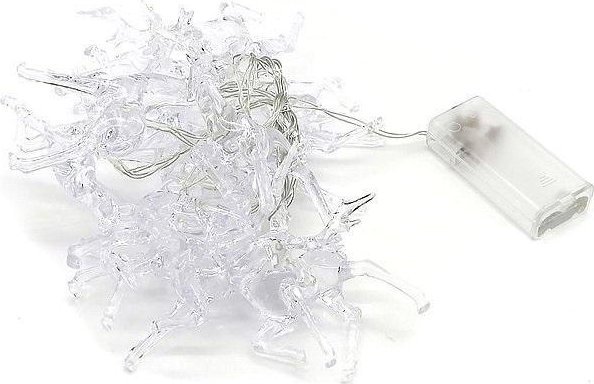 Łańcuch świetlny LED z reniferami 110cm