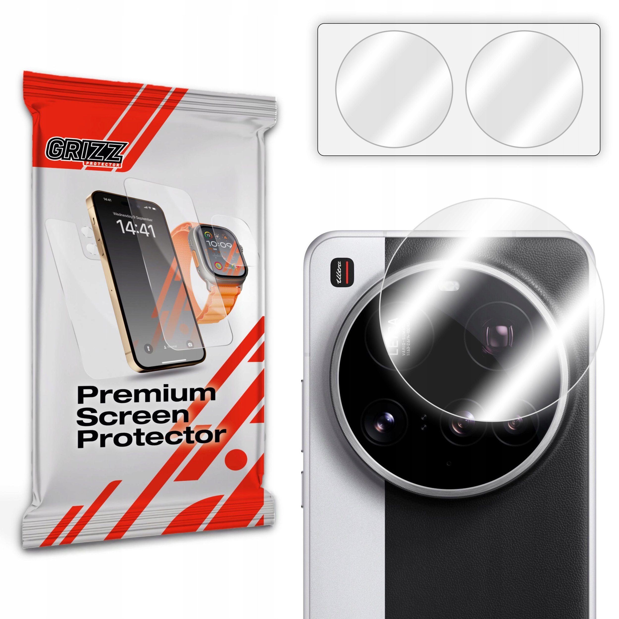 Szkło na aparat GrizzGlass HybridGlass Camera do Xiaomi 15 Ultra