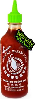 Flying Goose Sos chili Sriracha z wasabi, bardzo ostry 455ml - Flying Goose uniwersalny